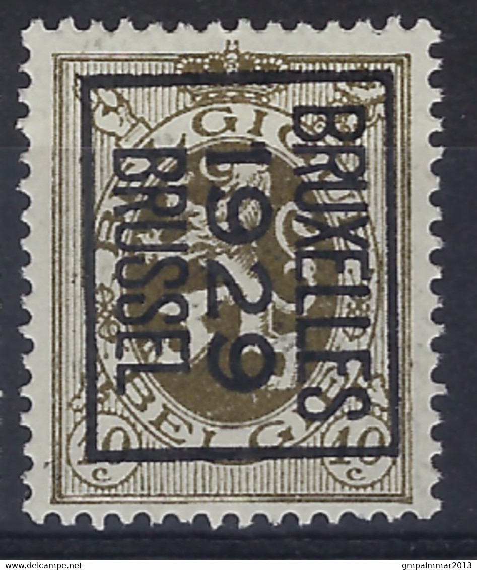 Heraldieke Leeuw Nr. 280 TYPO Voorafgestempeld Nr. 216B BRUXELLES 1929 BRUSSEL ** MNH In Goede Staat , Zie Ook Scan ! - Typografisch 1929-37 (Heraldieke Leeuw)