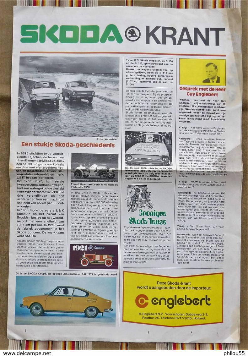 Journal  SKODA KRANT 1971 - Praktisch