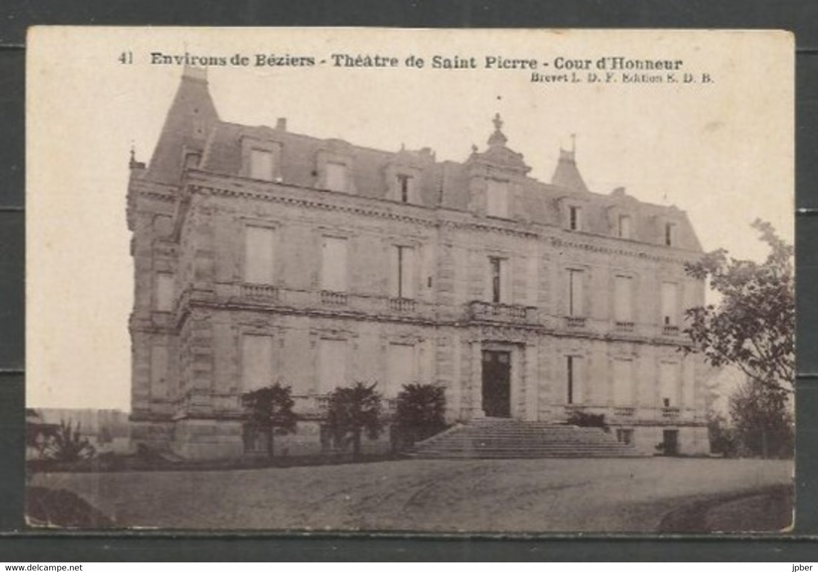 France - 4 CP De BEZIERS - Eglise St Nazaire, Plateau Des Poètes, Place J.Jaurès, Théâtre St Pierre - Beziers