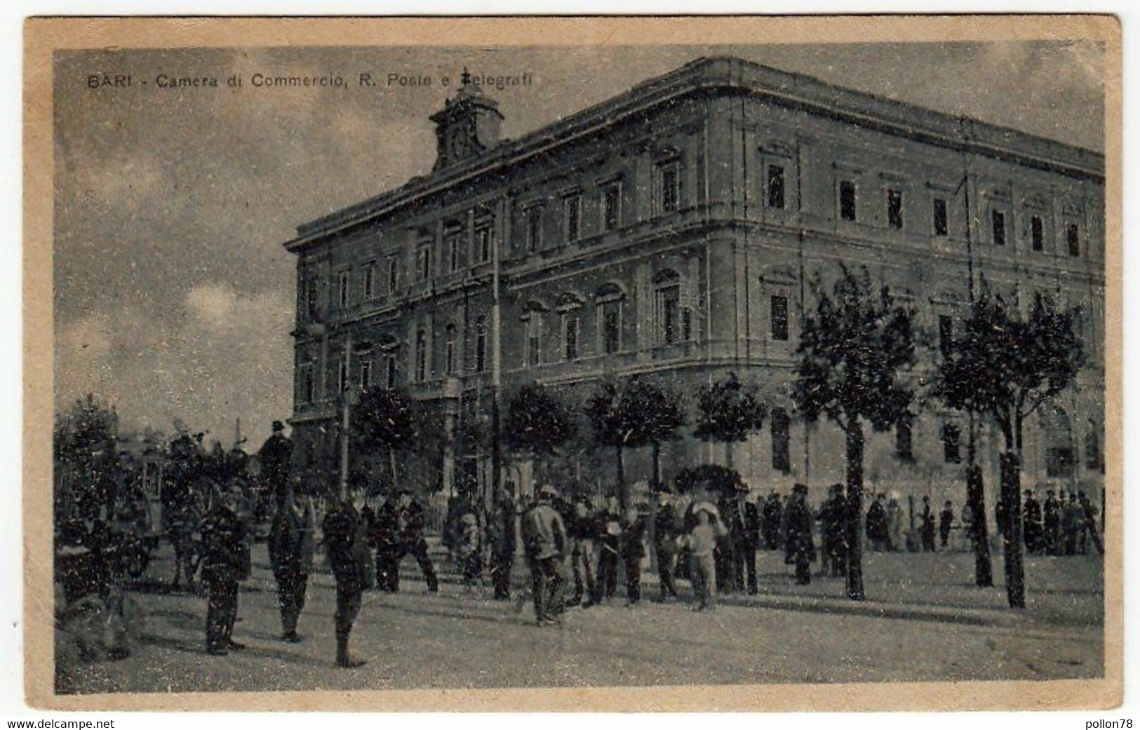 BARI - CAMERA DI COMMERCIO, REGIE POSTE E TELEGRAFI - 1920 - Vedi Retro - Formato Piccolo - Bari