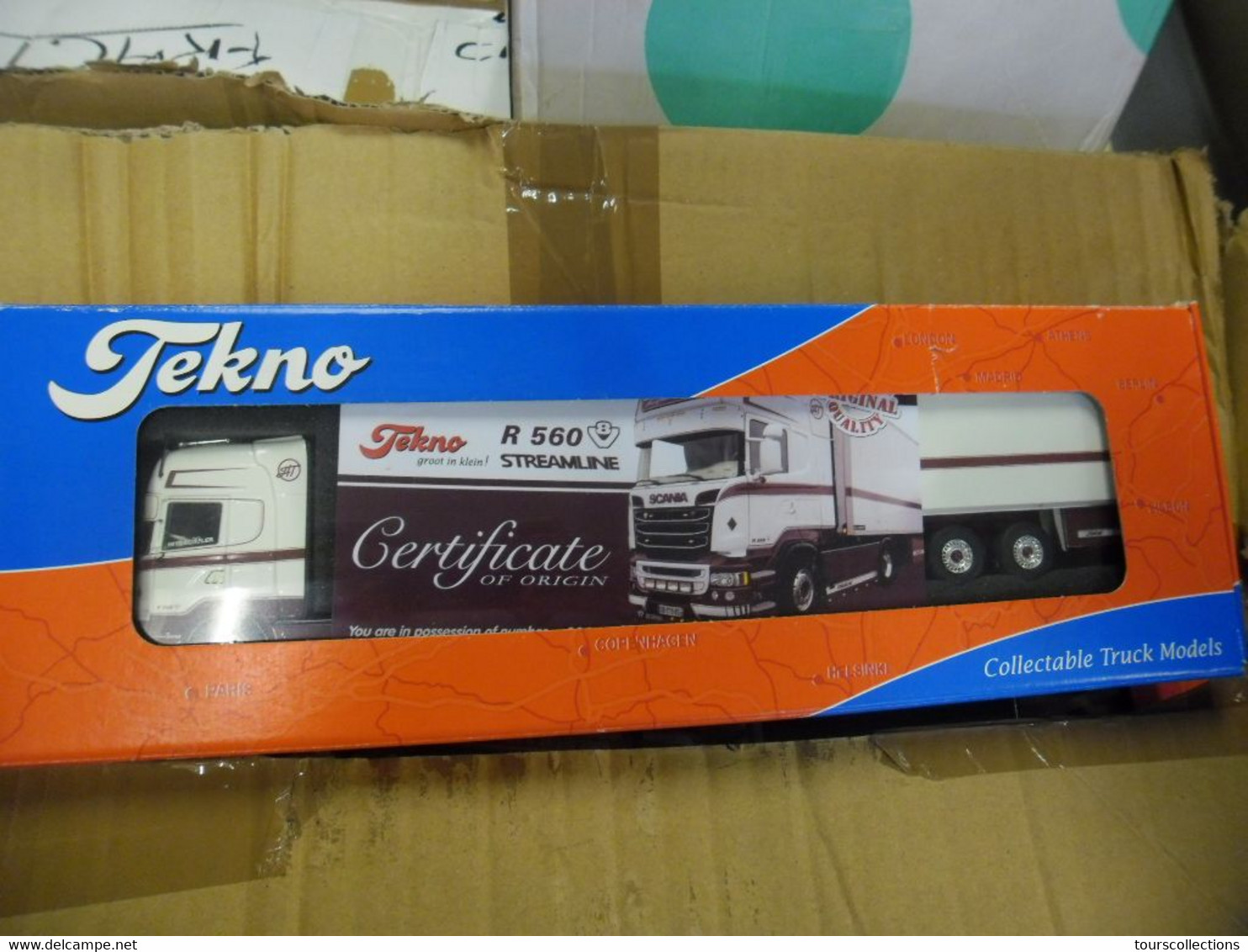 CAMION SEMI REMORQUE TEKNO 1:50 R 560 STREAMLINE - Camions, Bus Et Construction