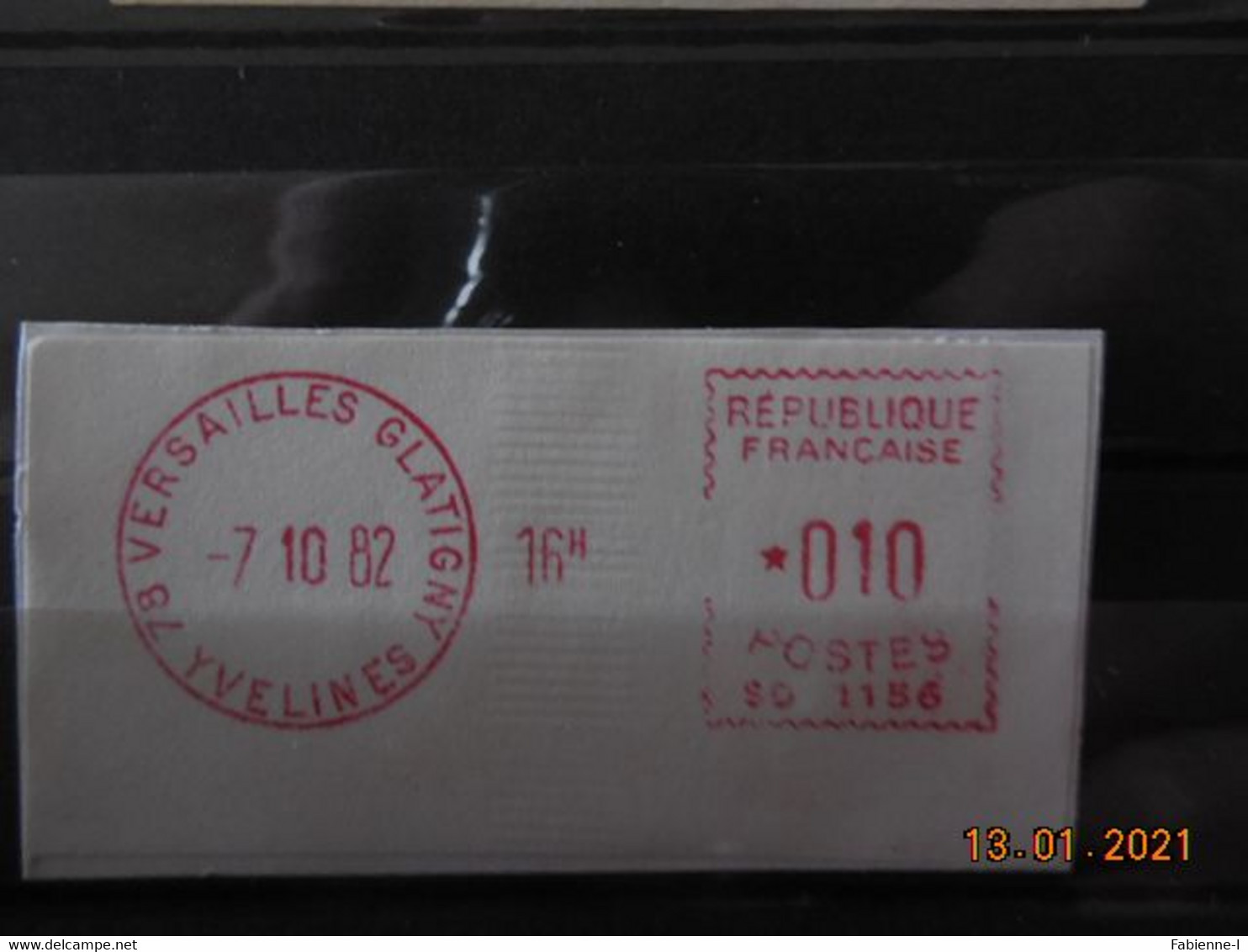 Vignette D'affranchissement Du Bureau De Versailles Glatigny  1982 - 1969 Montgeron – Carta Bianca – Frama/Satas