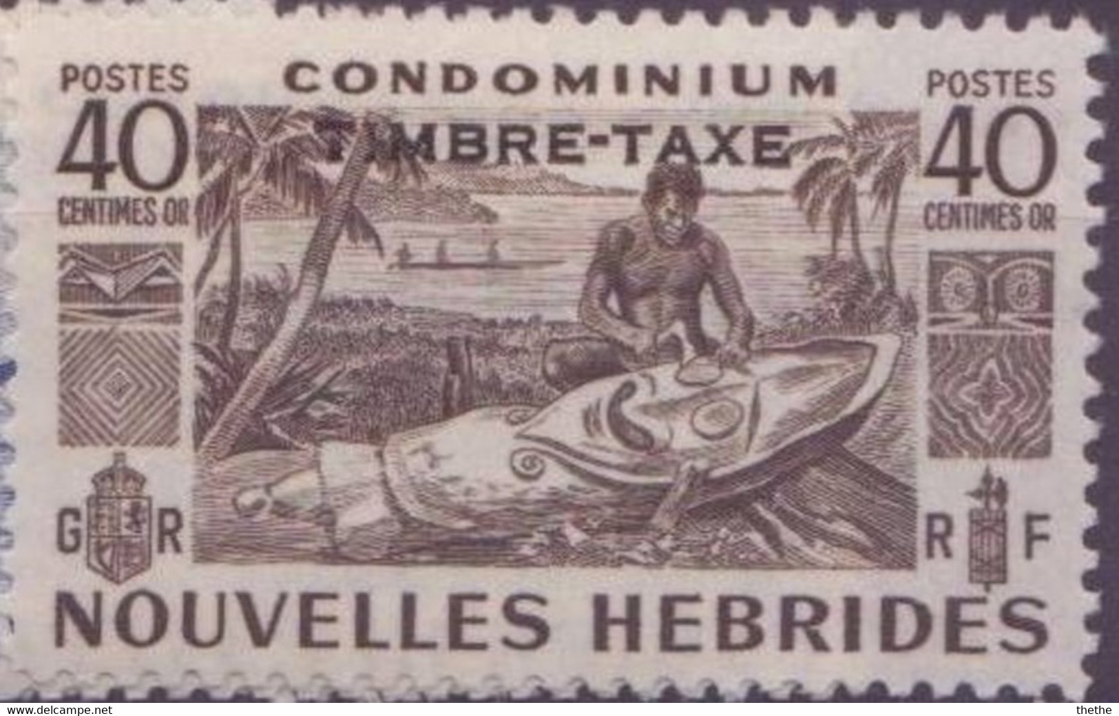 NOUVELLES HEBRIDES - Taxe - Strafport