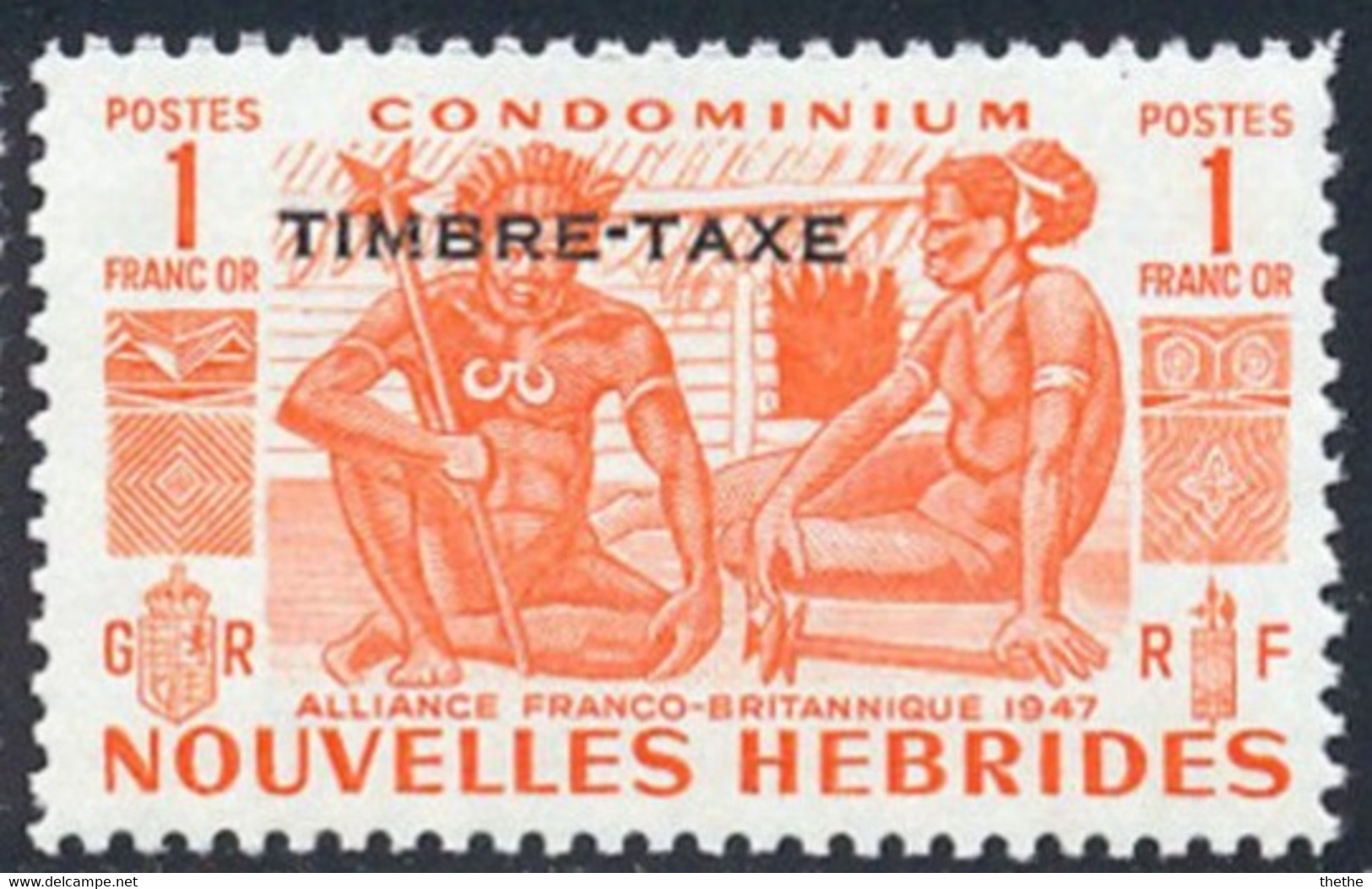 NOUVELLES HEBRIDES - Taxe - Timbres-taxe