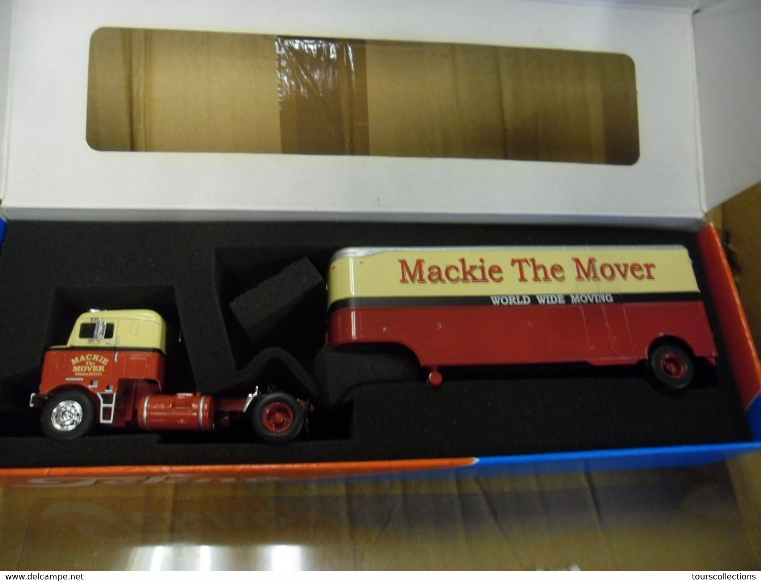 CAMION SEMI REMORQUE TEKNO 1:50 KENWORTH COE BULLNOSE - MACKIE THE MOVER - WORLD WIDE MOVING - Trucks, Buses & Construction