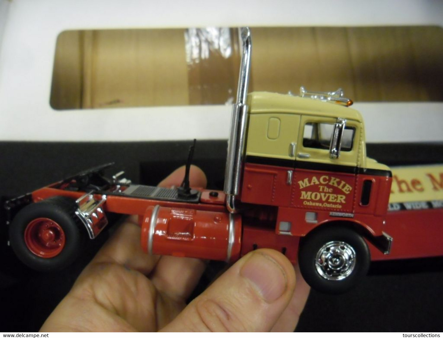 CAMION SEMI REMORQUE TEKNO 1:50 KENWORTH COE BULLNOSE - MACKIE THE MOVER - WORLD WIDE MOVING - Camions, Bus Et Construction