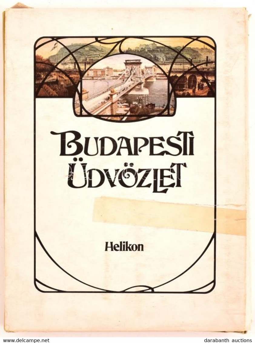 Kollin Ferenc: Budapesti üdvözlet. Bp., 1983, Helikon. Kiadói Egészvászon-kötés Sérül Papírtokkal, Kijáró Lapokkal. - Unclassified