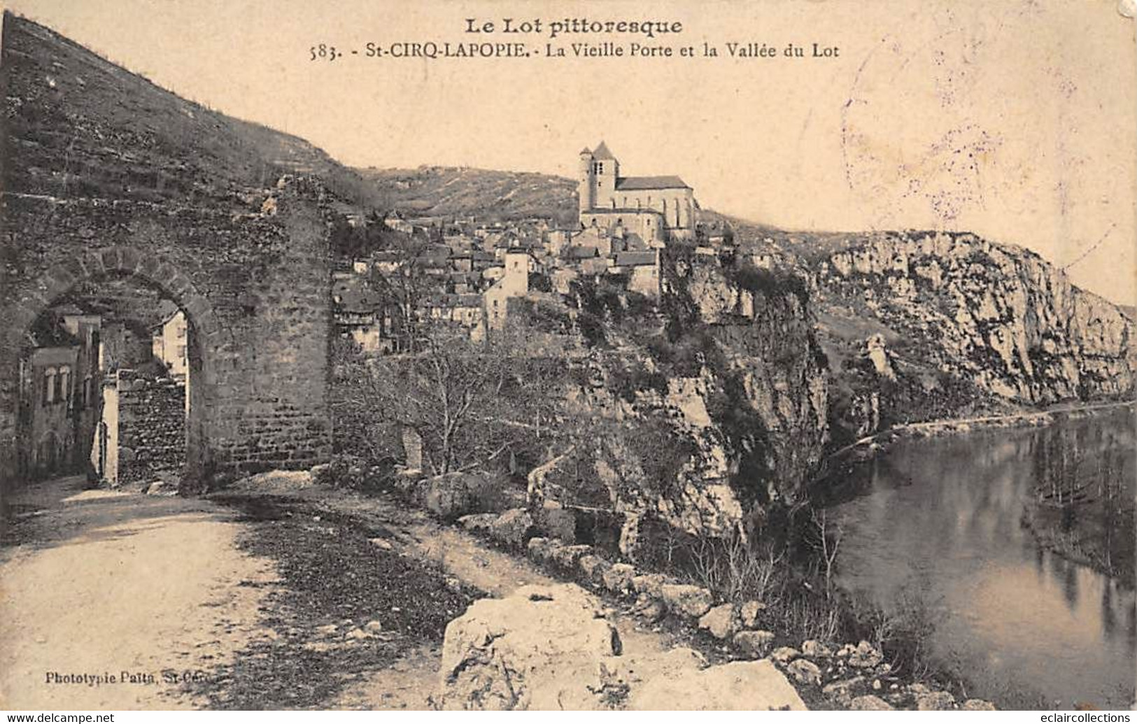 Saint-Cirq-Lapopie      46       La Vieille Porte Et La Vallée Du Lot    (voir Scan) - Saint-Cirq-Lapopie