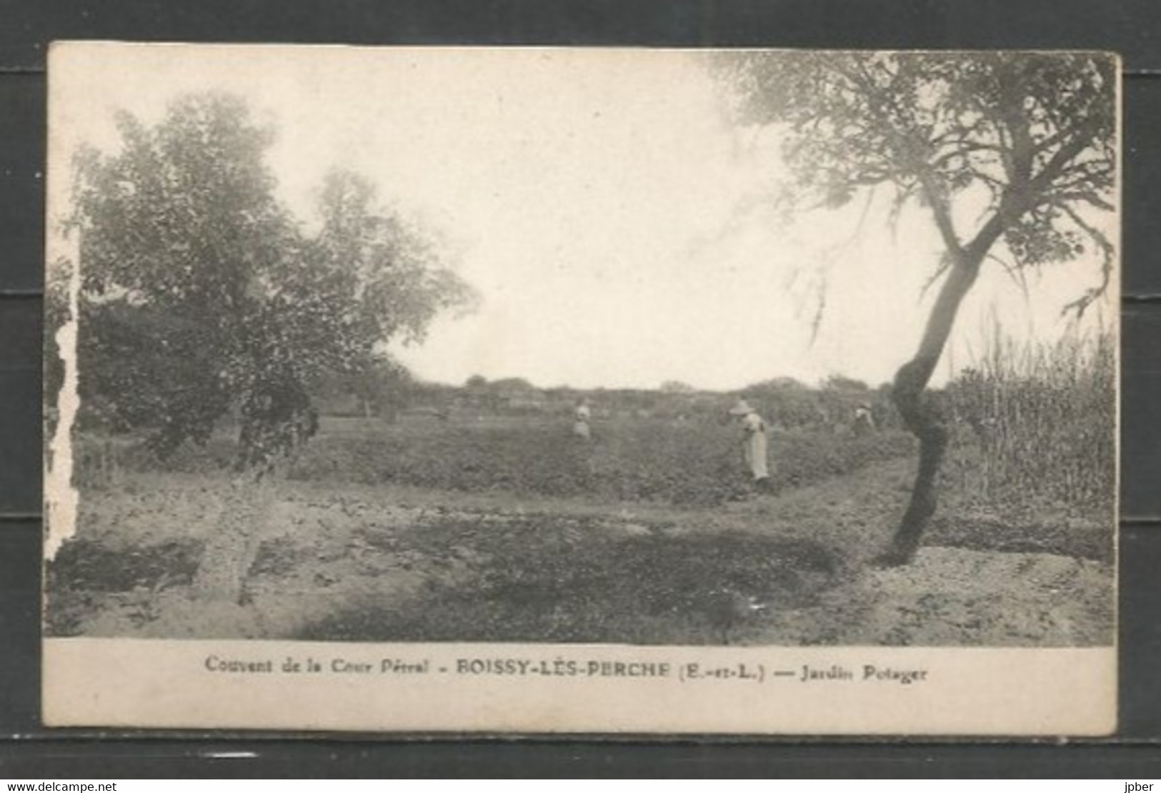 France - BOISSY-LES-PERCHES - 1 CP - Couvent De La Cour Pétral - Jardin Potager - Autres & Non Classés