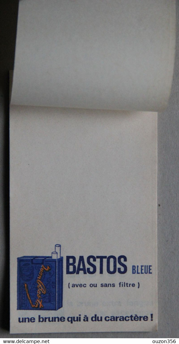 Carnet Avec Publicités Cigarettes Bastos Filtre Et Bastos Bleue - Objets Publicitaires