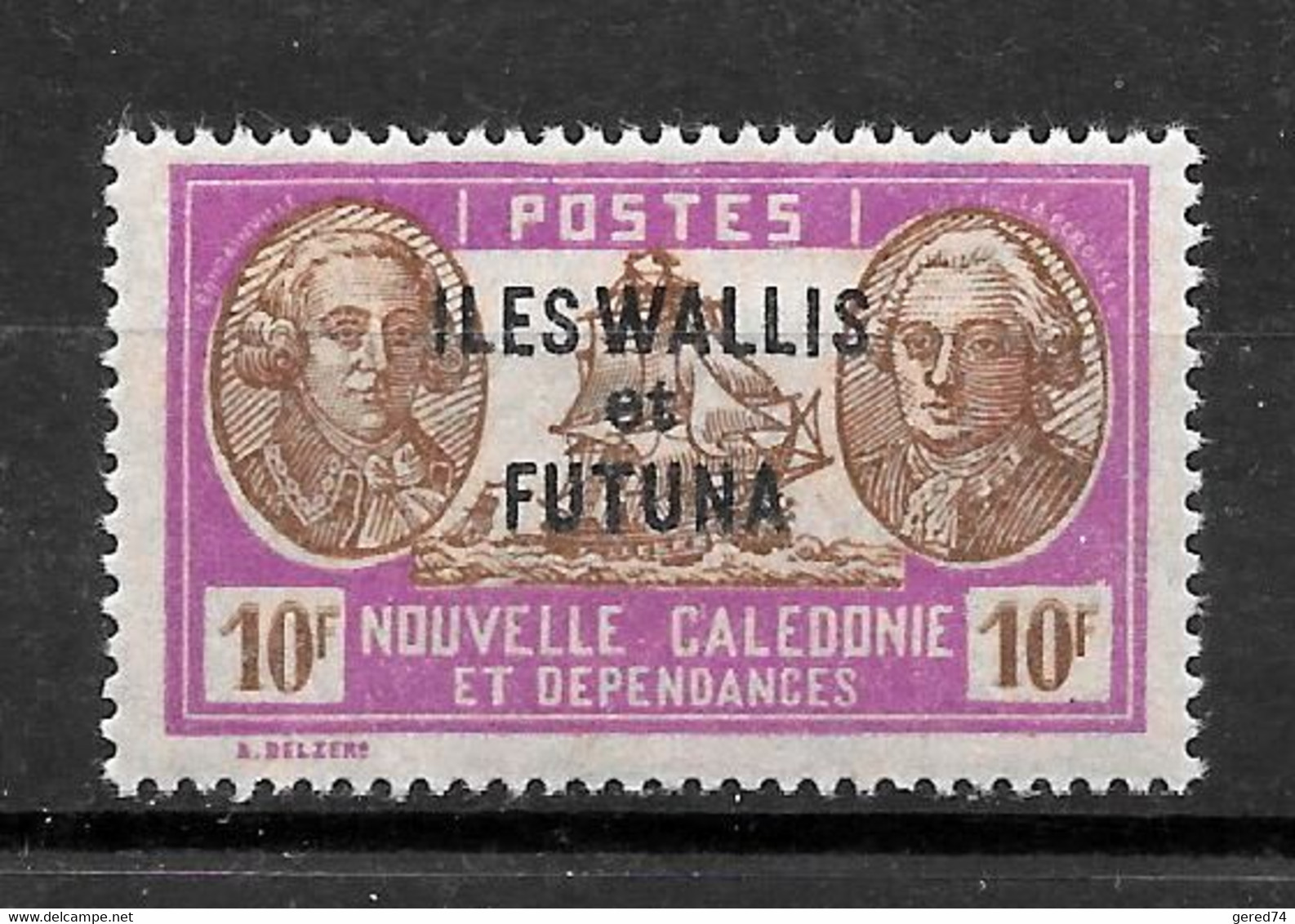 WALLIS & FUTUNA : "Bougainville/LaPerouse"  N° 129 **  TB  (cote 3,00 €) - Nuovi