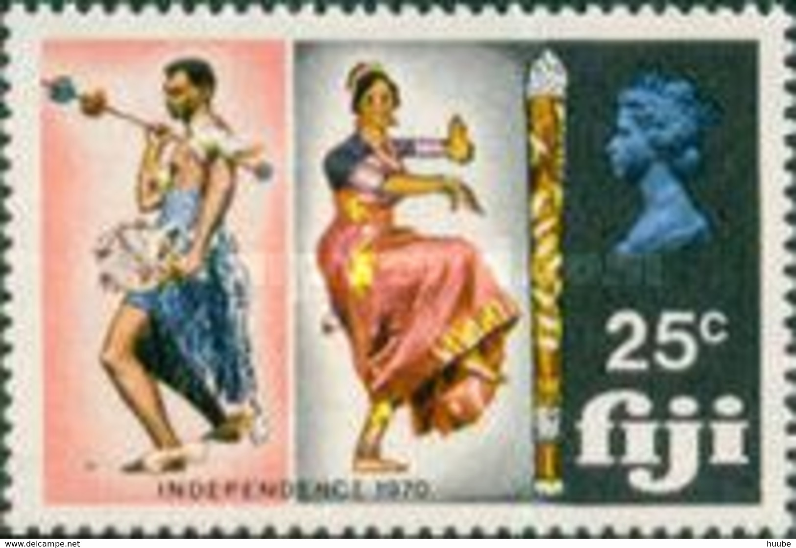 Fiji, 1970, Michel 272, Independence, Dancer, 1v Out Of Set, MNH - Danza