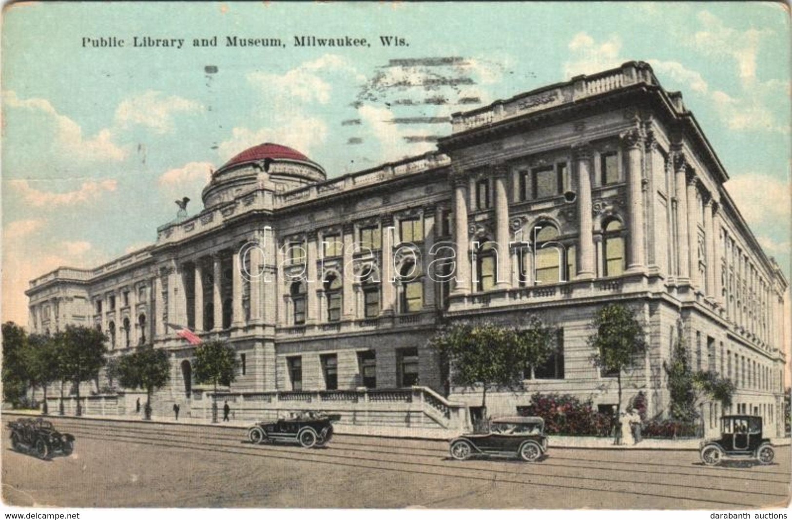 T2/T3 1922 Milwaukee (Wisconsin), Public Library And Museum, Automobiles (EK) - Unclassified