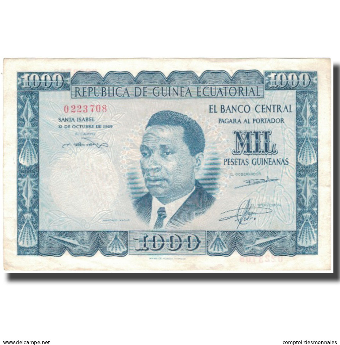 Billet, États De L'Afrique Centrale, 1000 Francs, 1999, KM:202Ef, TTB+ - West African States