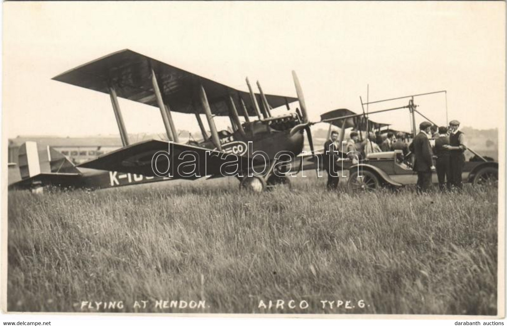 ** T1 Flying At Hendon, Airco Type 6 Aircraft. Photo - Unclassified