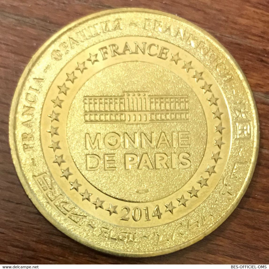 29 QUIMPER MUSÉE DÉPARTEMENTAL BRETON MÉDAILLE SOUVENIR MONNAIE DE PARIS 2014 JETON TOURISTIQUE MEDALS TOKENS COINS - 2014