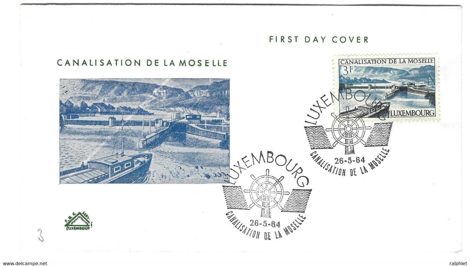 Luxembourg 1964 Moselle Canalisation ¦ ... ¦ Mosel Kanalisierung - Altri & Non Classificati