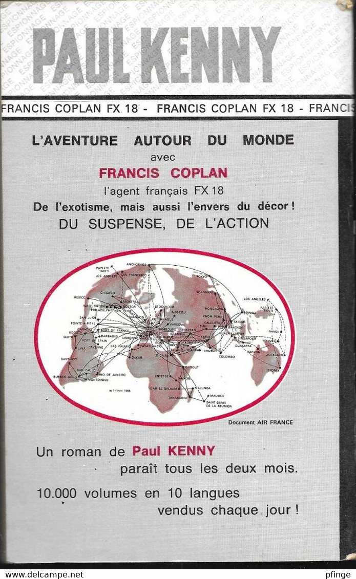 Expédition Sans Retour Par Paul Kenny - Fleuve Noir Espionnage N°67 - édition De 1970 - Paul Kenny