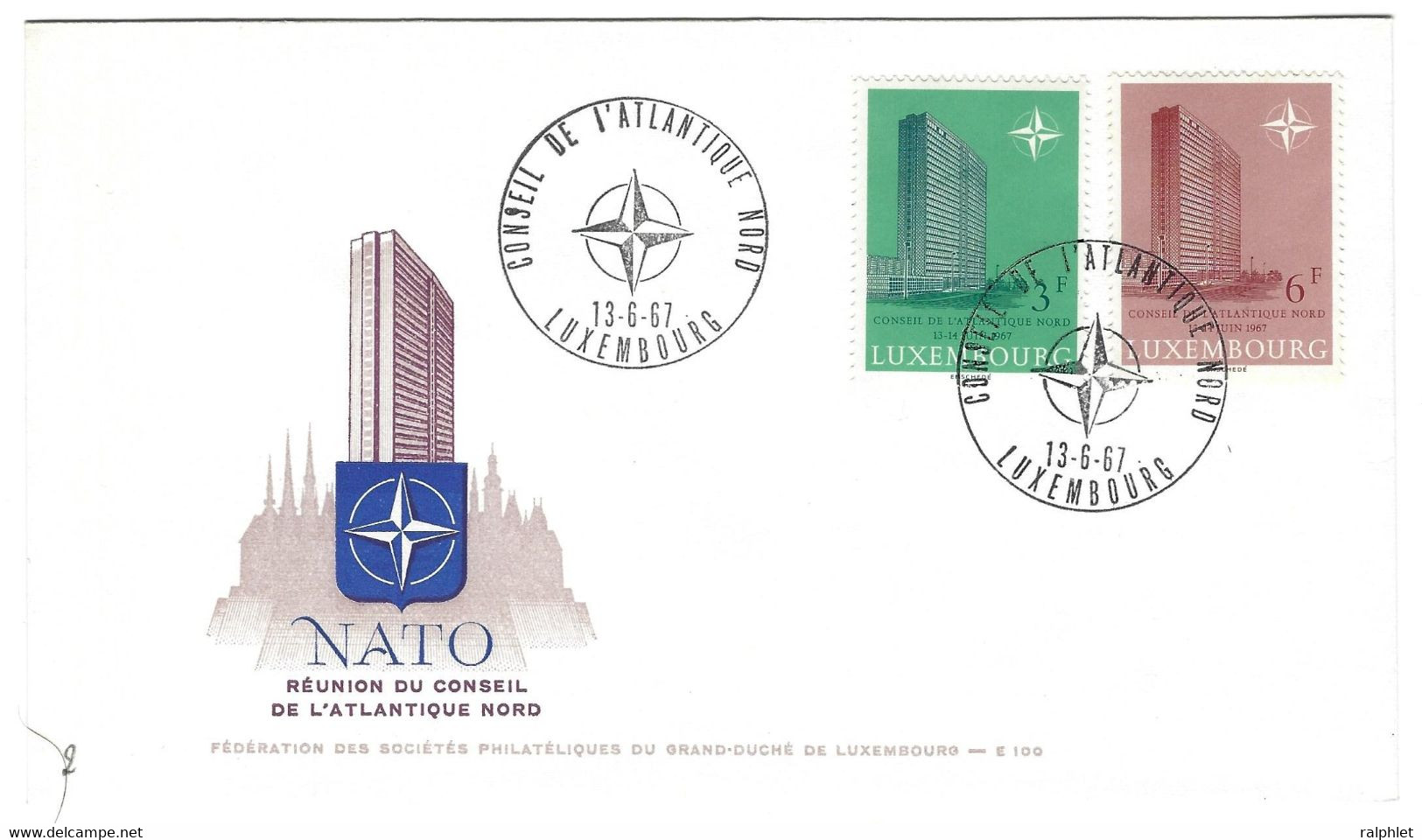 Luxembourg 1967 OTAN ¦ ... ¦ NATO - Other & Unclassified