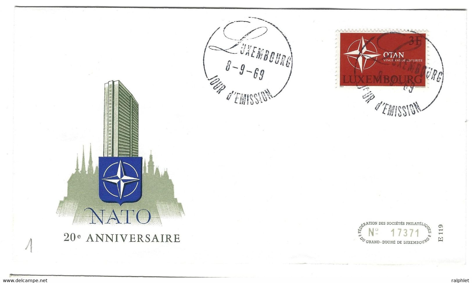 Luxembourg 1969 OTAN ¦ ... ¦ NATO - Otros & Sin Clasificación