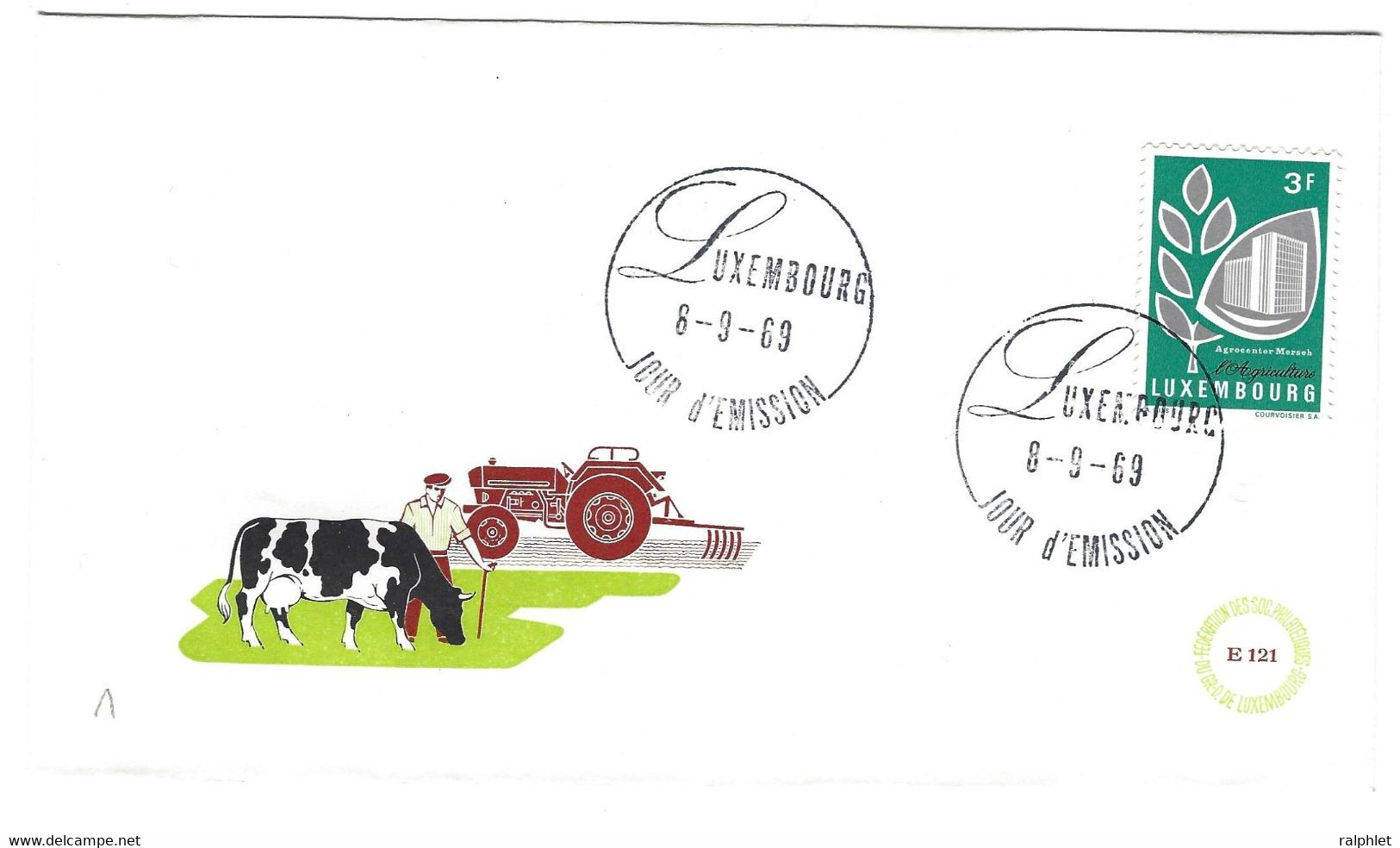 Luxembourg 1969 Agriculture ¦ Mersch ¦ Landwirtschaft - Altri & Non Classificati