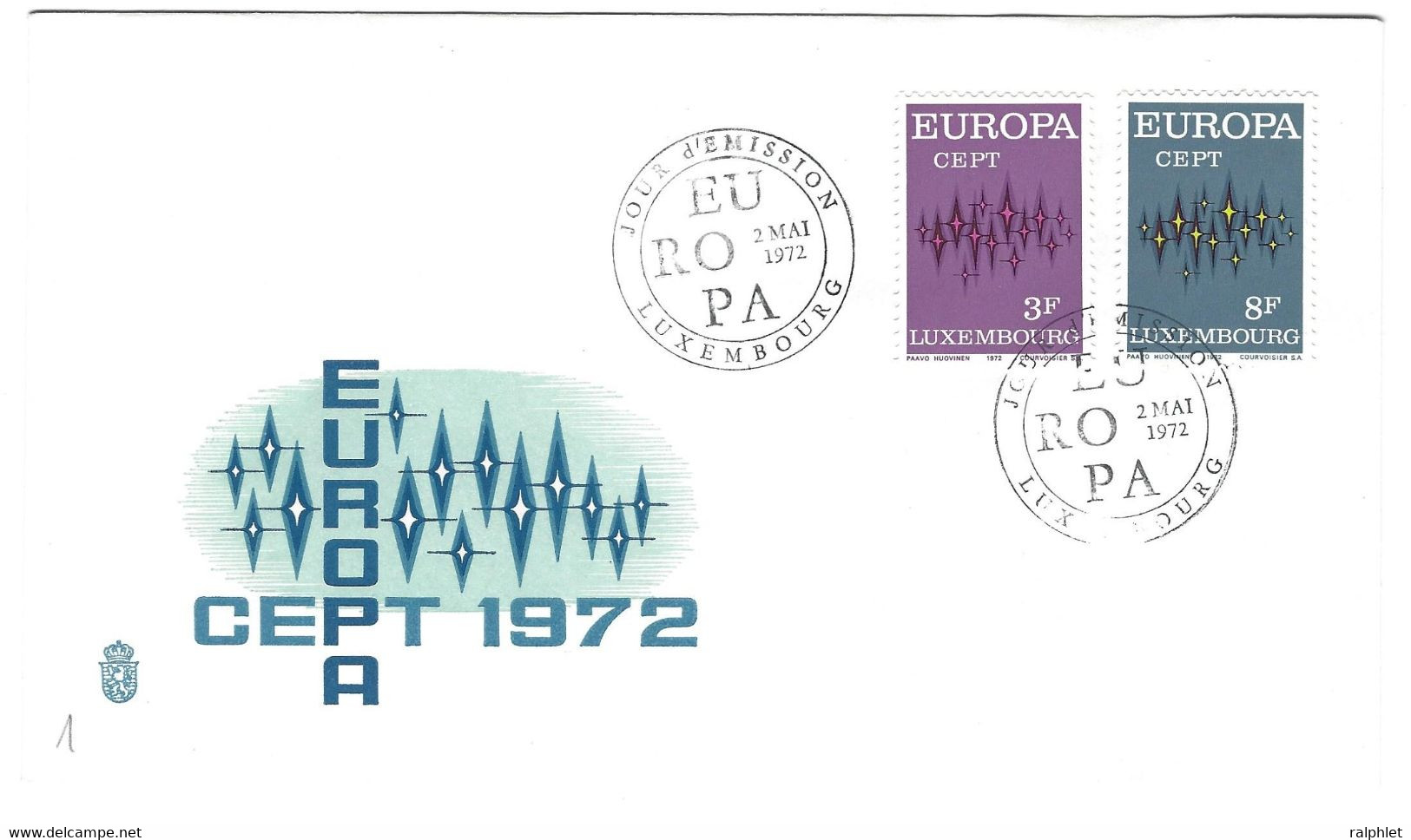 Luxembourg 1972 Europa  ¦ ... ¦ ... - Other & Unclassified