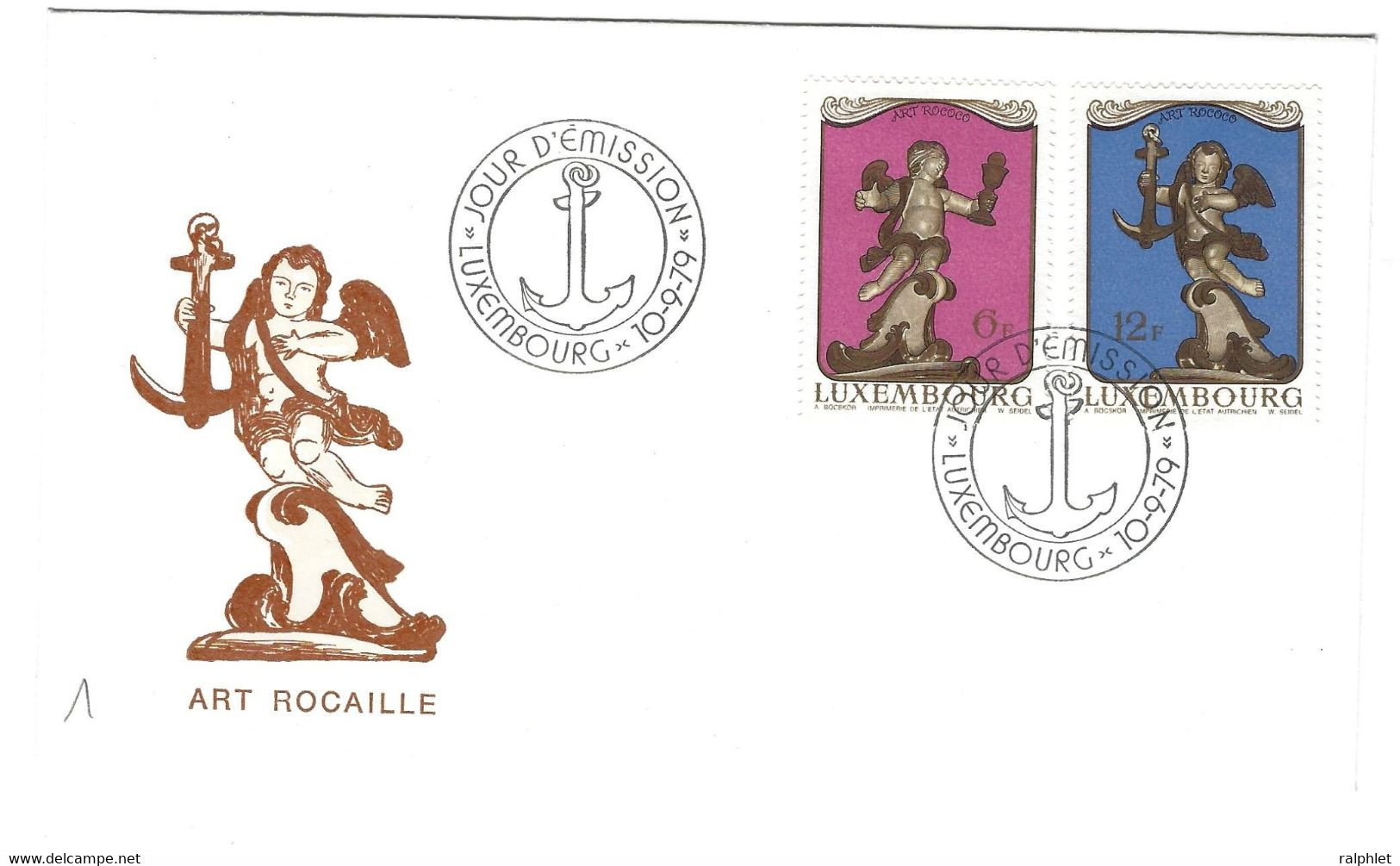 Luxembourg 1979 Art Rocaille  ¦ ... ¦ Rokoko - Altri & Non Classificati