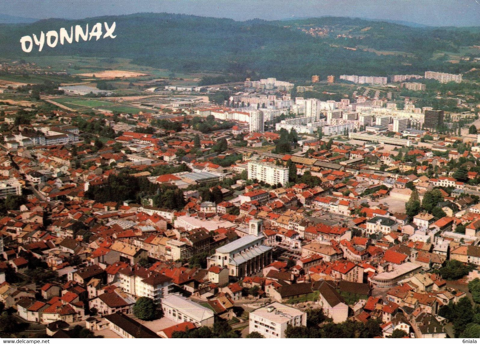 5831 Carte Postale OYONNAX  Alt. 540m  Vue Générale      (scan Recto-verso) 01 Ain - Oyonnax