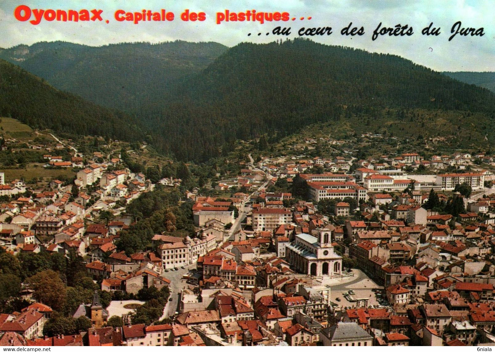 5832 Carte Postale OYONNAX  Alt. 540m  Vue Générale Panoramique Capitale Des Plastiques      (scan Recto-verso) 01 Ain - Oyonnax