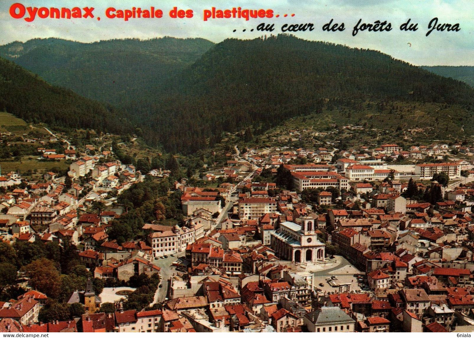 5833 Carte Postale OYONNAX  Alt. 540m  Vue Générale Panoramique Capitale Des Plastiques      (scan Recto-verso) 01 Ain - Oyonnax