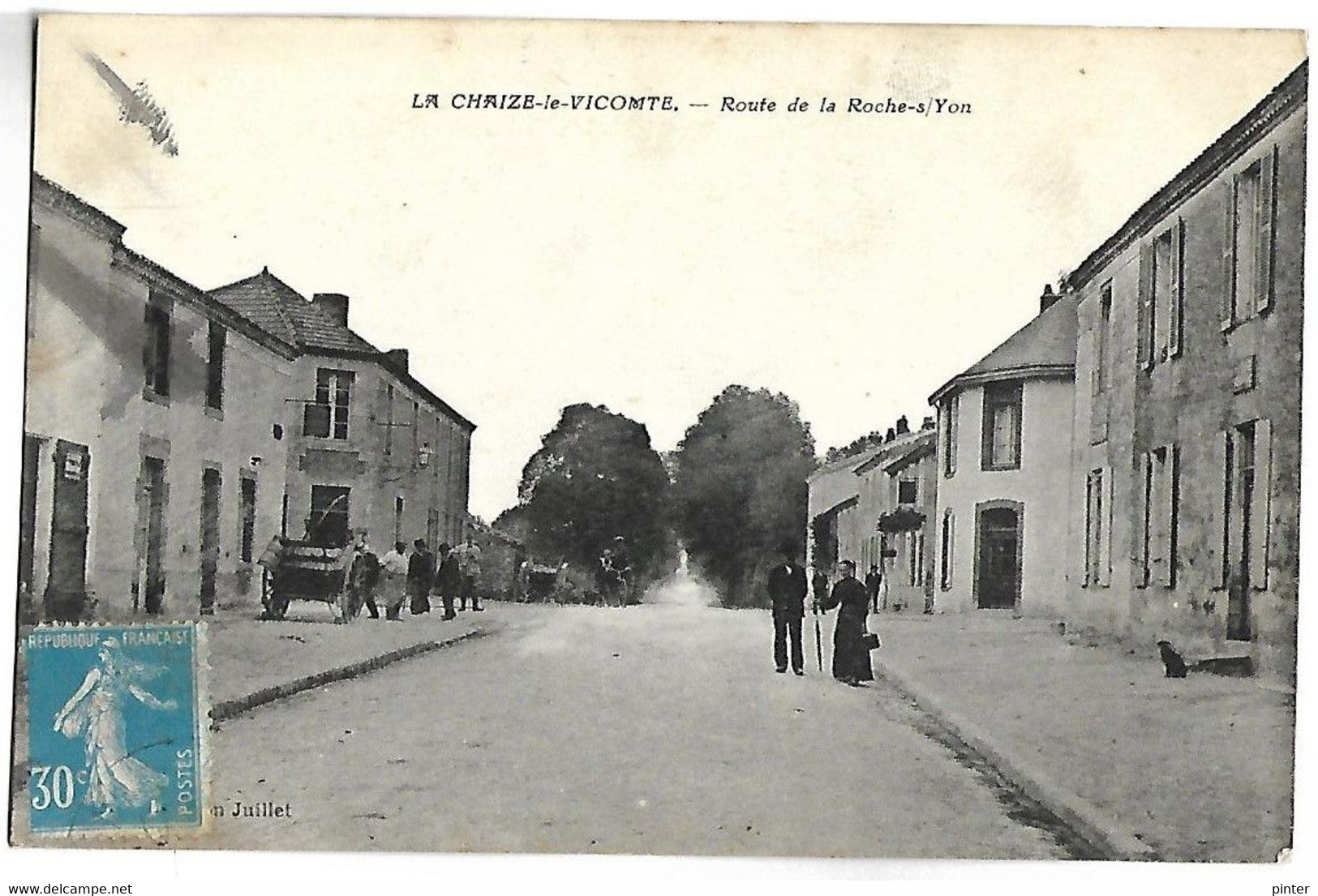 LA CHAIZE LE VICOMTE - Route De La Roche Sur Yon - La Chaize Le Vicomte