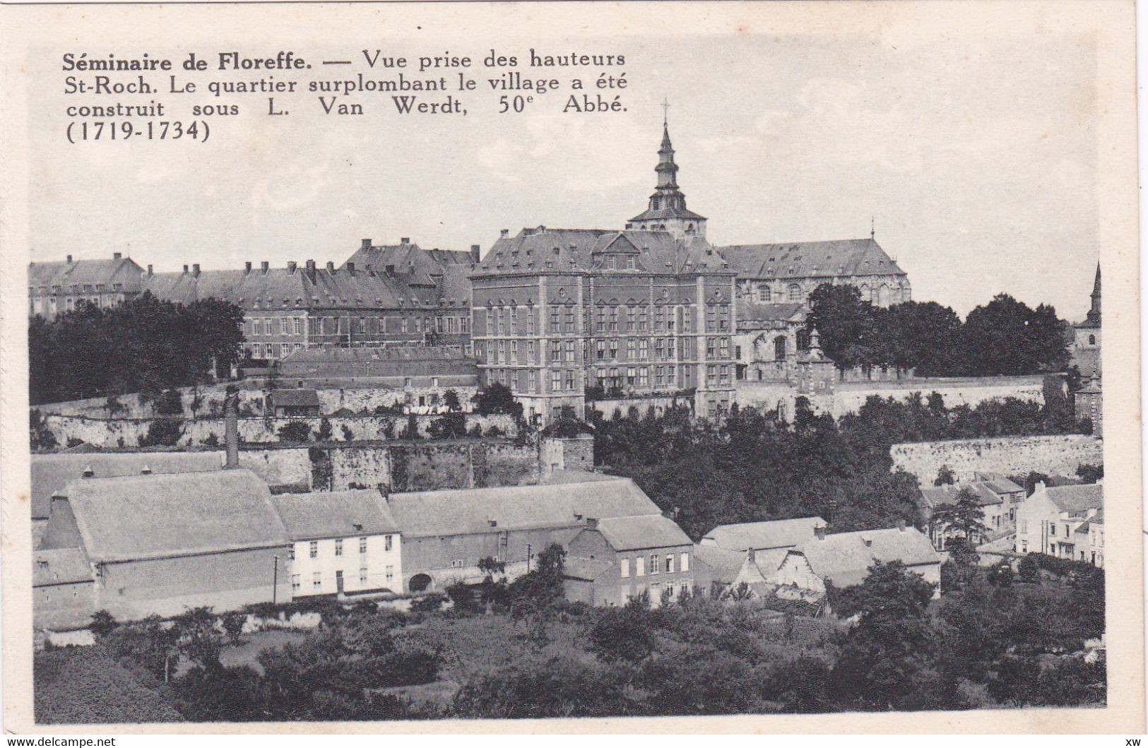 BELGIQUE - NAMUR - FLOREFFE - Séminaire De Floreffe - Vue Prise Des Hauteurs St-Roch - Le Quartier Surplombant Etc... - Floreffe