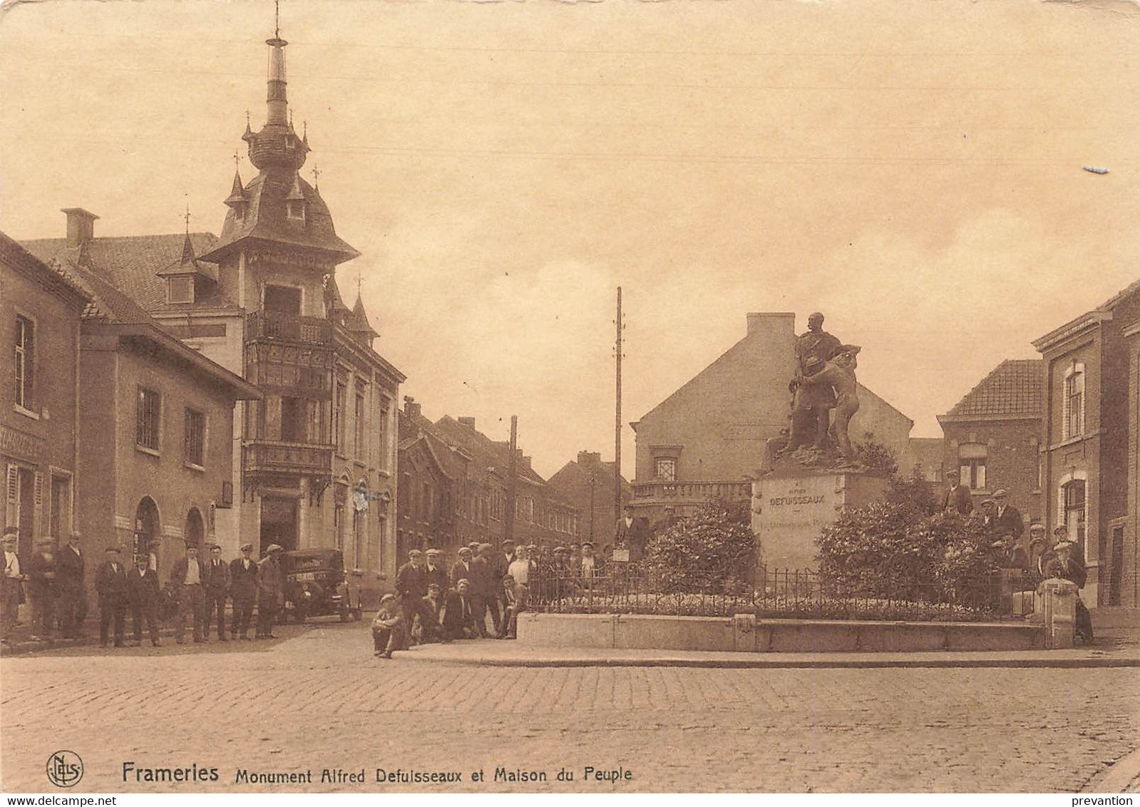 FRAMERIES - Monument Alfred Defuisseaux Et Maison Du Peuple - Frameries