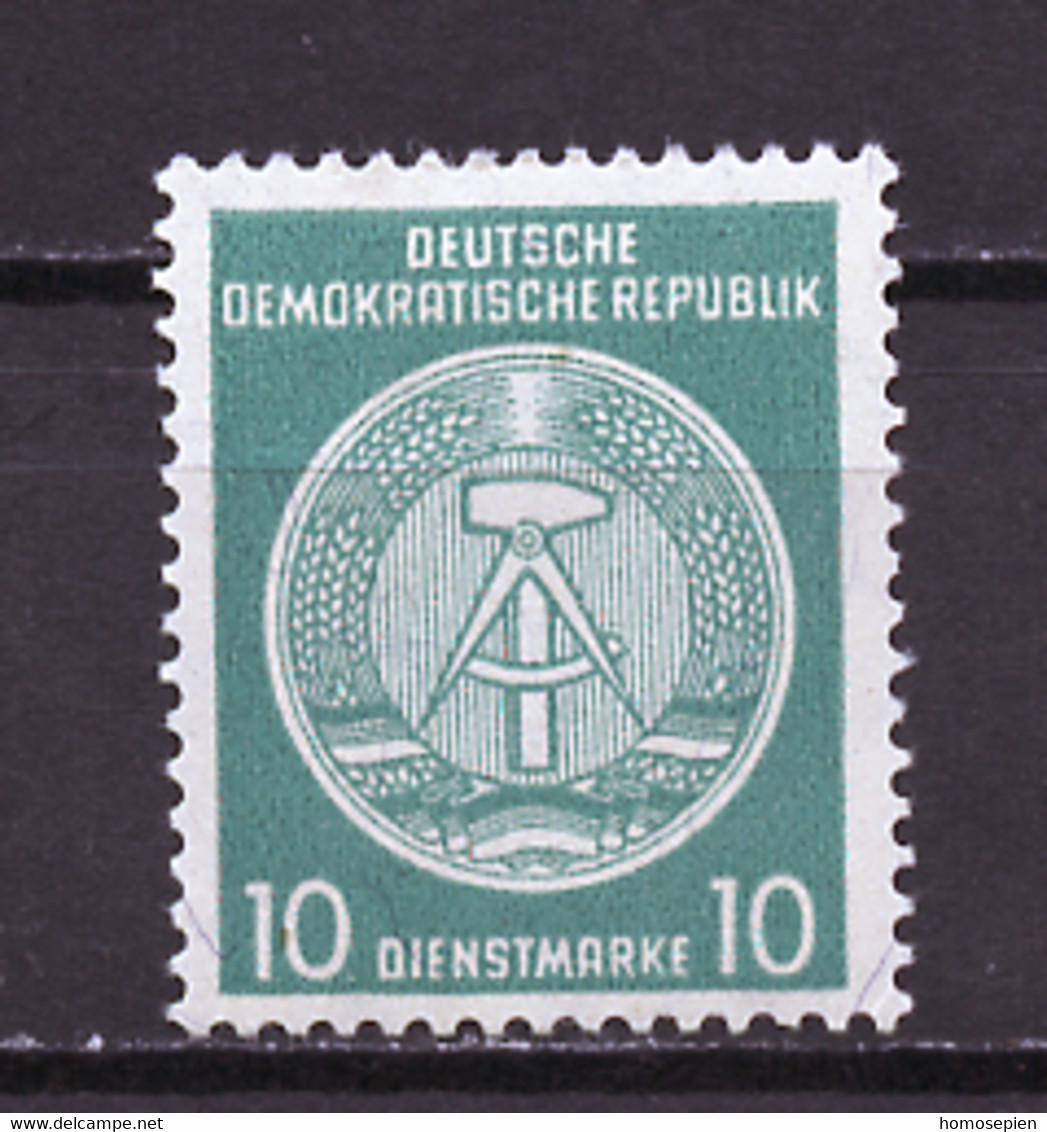 Allemagne Démocratique - Germany - Deutschland Service 1958-59 Y&T N°S50B Type 4 K14 - Michel N°D35B (o) - 10p Armoirie - Autres & Non Classés