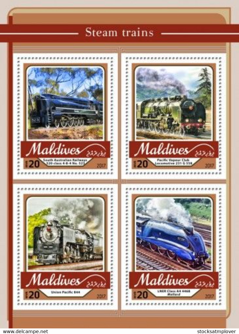 Maldives 2017  Steam Trains - Maldives (1965-...)