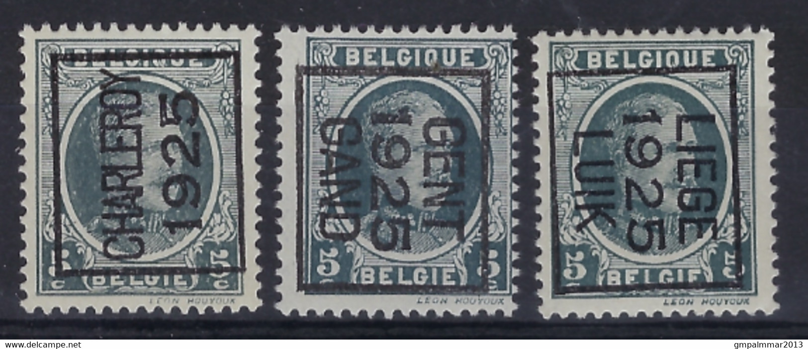 Nr. 193 Allen Met Voorafstempeling 1925 Met De Nrs. 123A , 124B En 126B Allen ** MNH En In Zéér Goede Staat ! - Typografisch 1922-31 (Houyoux)