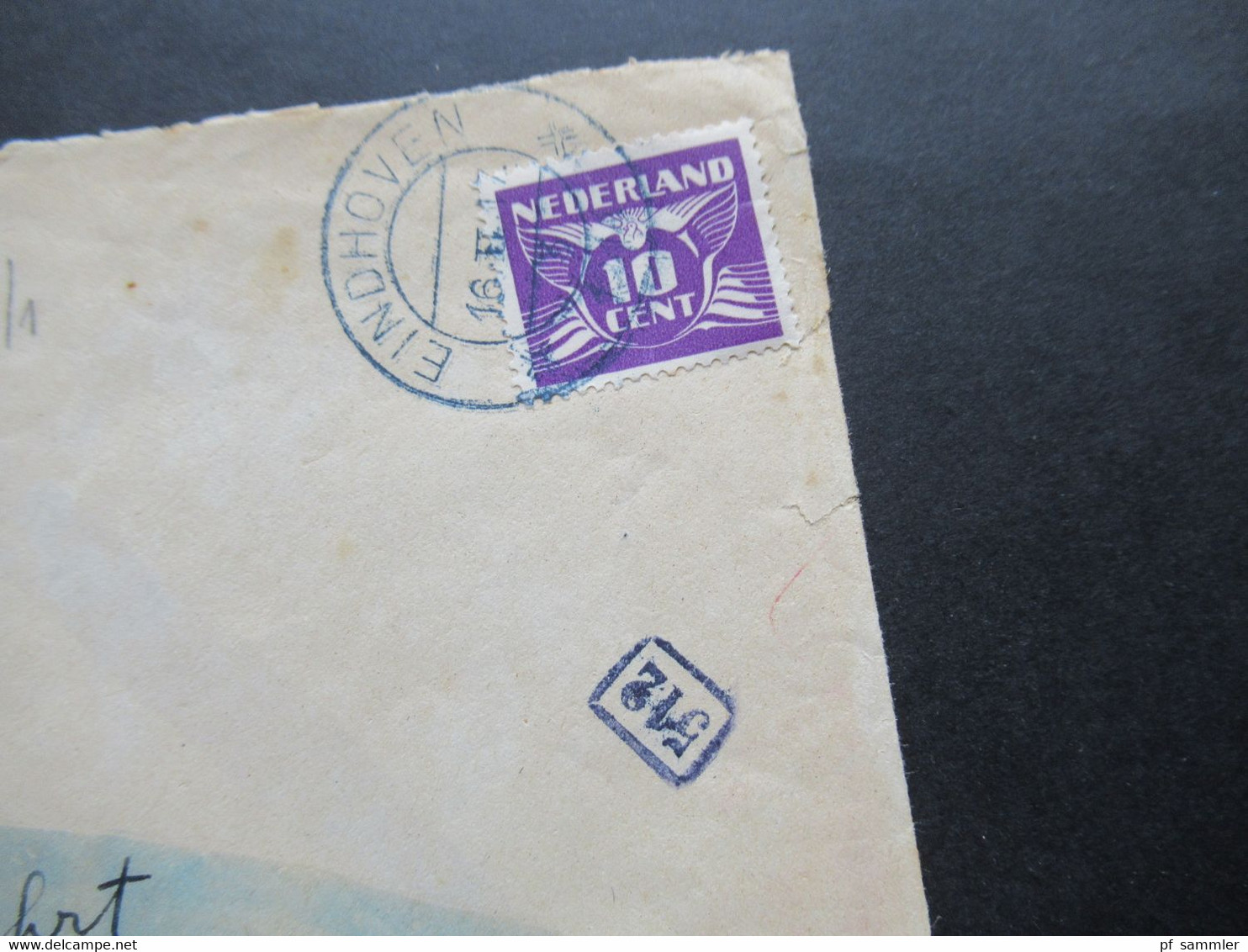 Niederlande 1944 Zensurbeleg / Mehrfachzensur A.c. Brief Von Eindhoven Nach Hamburg Mit Zensurstreifen - Covers & Documents