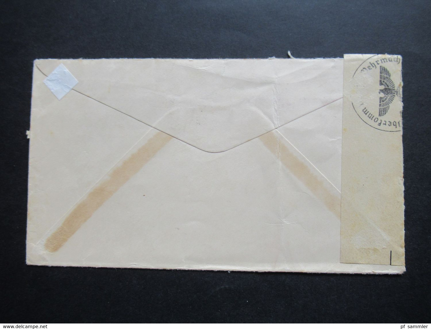 USA 1939 Zensurbeleg Air Mail By Clipper OKW Zensur Nach Bodenmais Adolf Hitler Platz 9 Flugpostmarke Trans Atlantic - Storia Postale