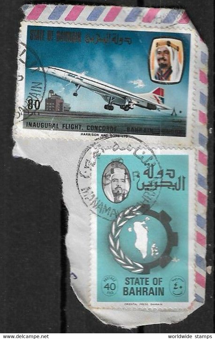 Bahrain 1976 INAUGURAL FLIGHT CONCORD BAHREIN - LONDON. - Bahrain (1965-...)