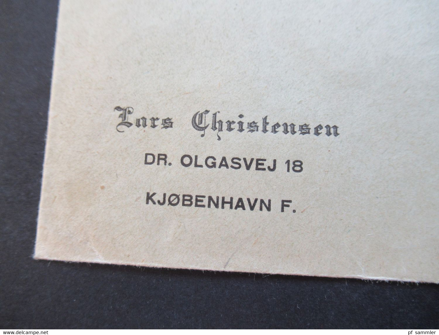 Dänemark 1940 Zensurbeleg OKW Zensurstreifen Geprüft Air Mail Luftpostmarken Nr. 217 / 218 Umschlag Lars Christiansen - Cartas & Documentos