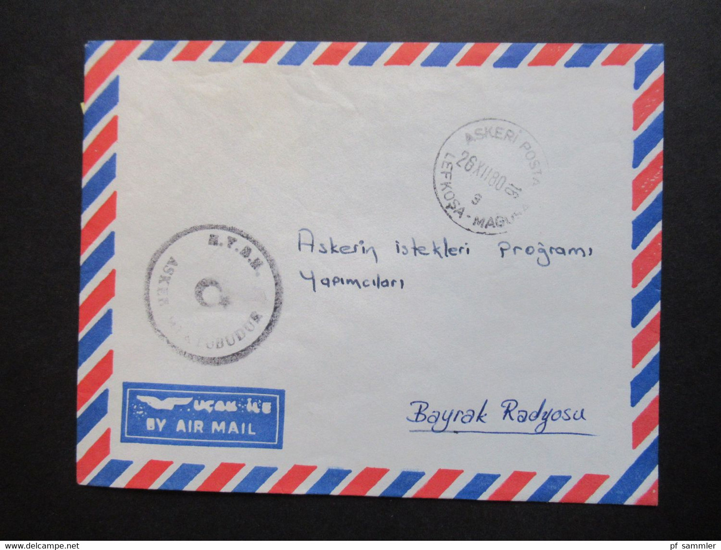 Türkisch Zypern ca. 1979 / 81 Amts und Dienstbriefe Regierung / Feldpost / Zensur verschiedene Stempel insg. 40 Belege!!