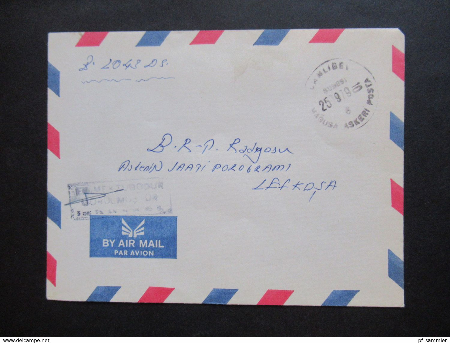 Türkisch Zypern ca. 1979 / 81 Amts und Dienstbriefe Regierung / Feldpost / Zensur verschiedene Stempel insg. 40 Belege!!