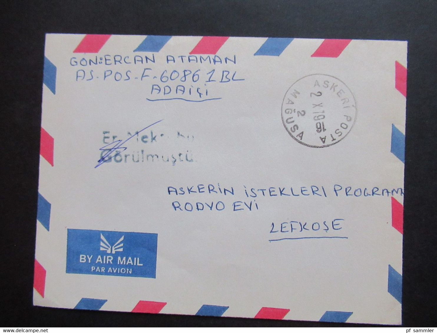 Türkisch Zypern ca. 1979 / 81 Amts und Dienstbriefe Regierung / Feldpost / Zensur verschiedene Stempel insg. 40 Belege!!