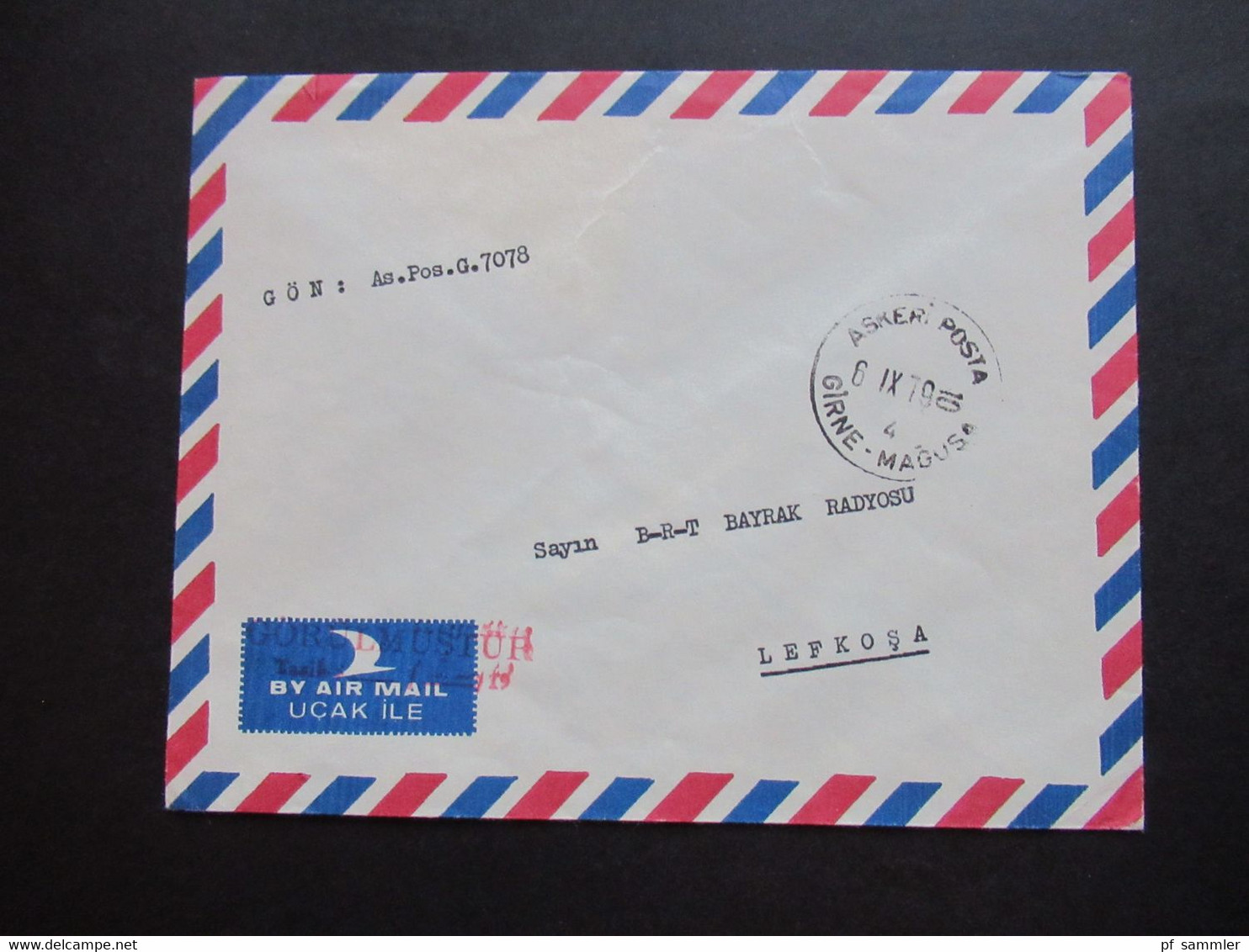 Türkisch Zypern ca. 1979 / 81 Amts und Dienstbriefe Regierung / Feldpost / Zensur verschiedene Stempel insg. 40 Belege!!