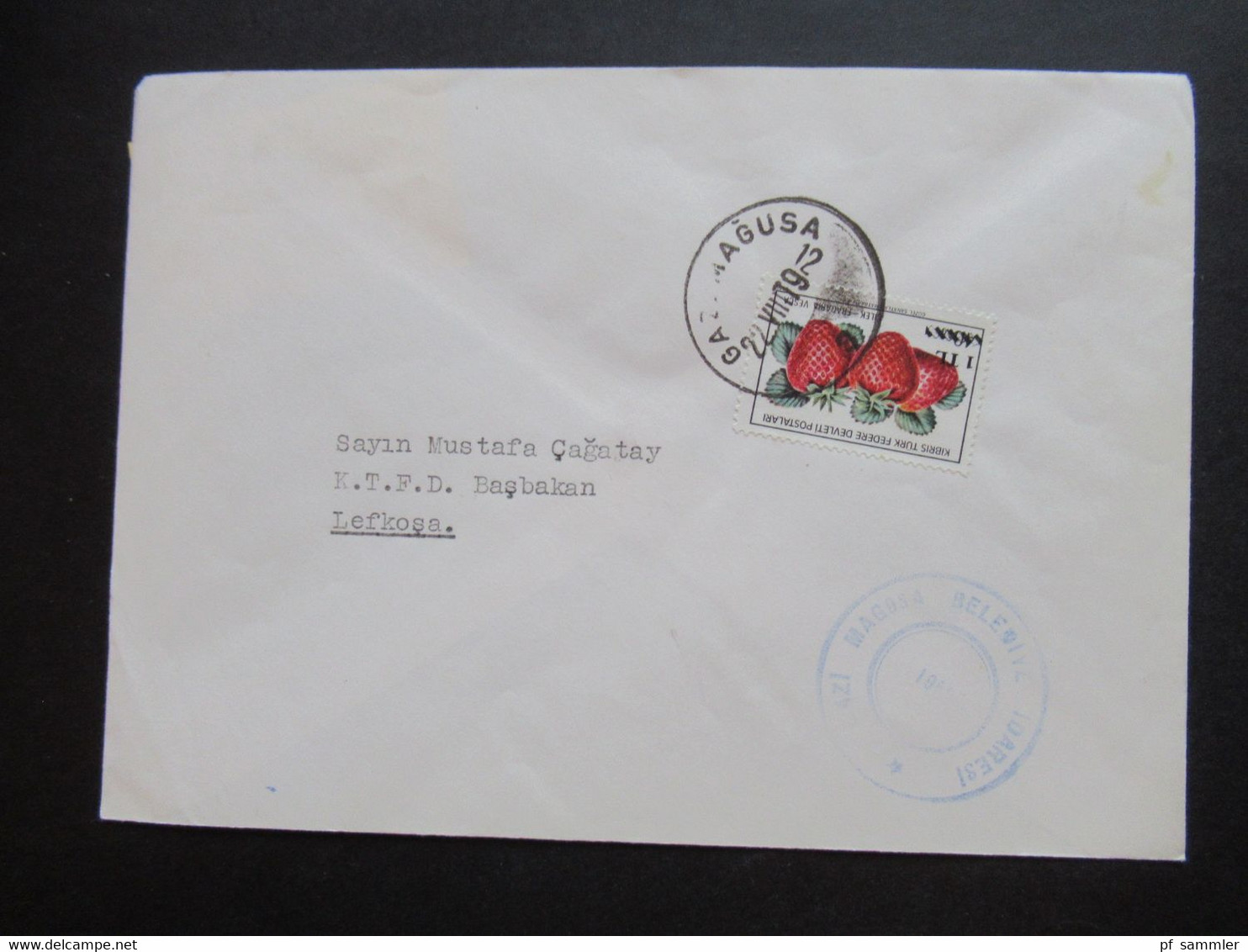 Türkisch Zypern ca. 1979 / 81 Amts und Dienstbriefe Regierung / Feldpost / Zensur verschiedene Stempel insg. 40 Belege!!