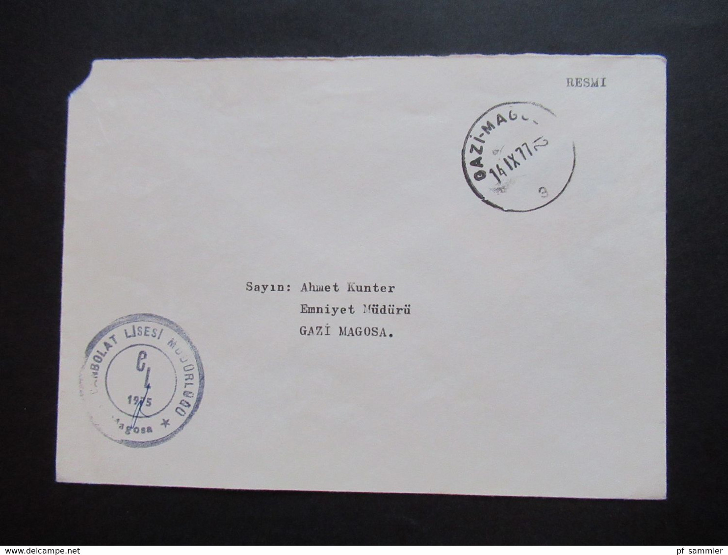 Türkisch Zypern ca. 1979 / 81 Amts und Dienstbriefe Regierung / Feldpost / Zensur verschiedene Stempel insg. 40 Belege!!