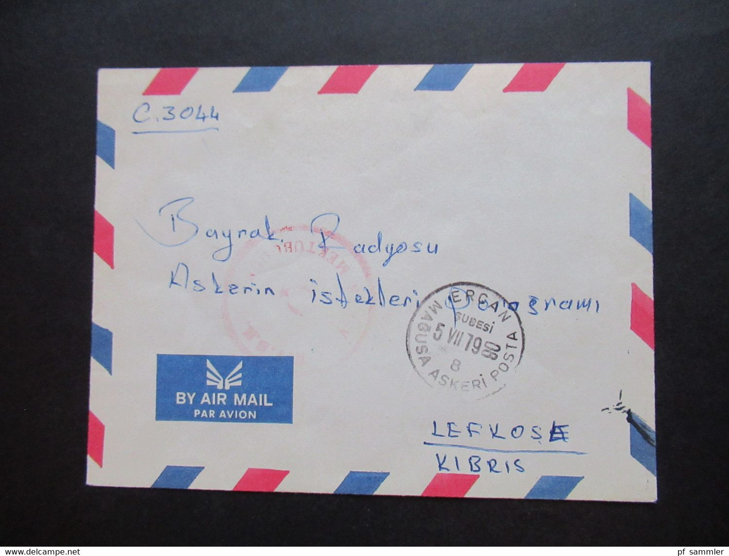 Türkisch Zypern ca. 1979 / 81 Amts und Dienstbriefe Regierung / Feldpost / Zensur verschiedene Stempel insg. 40 Belege!!