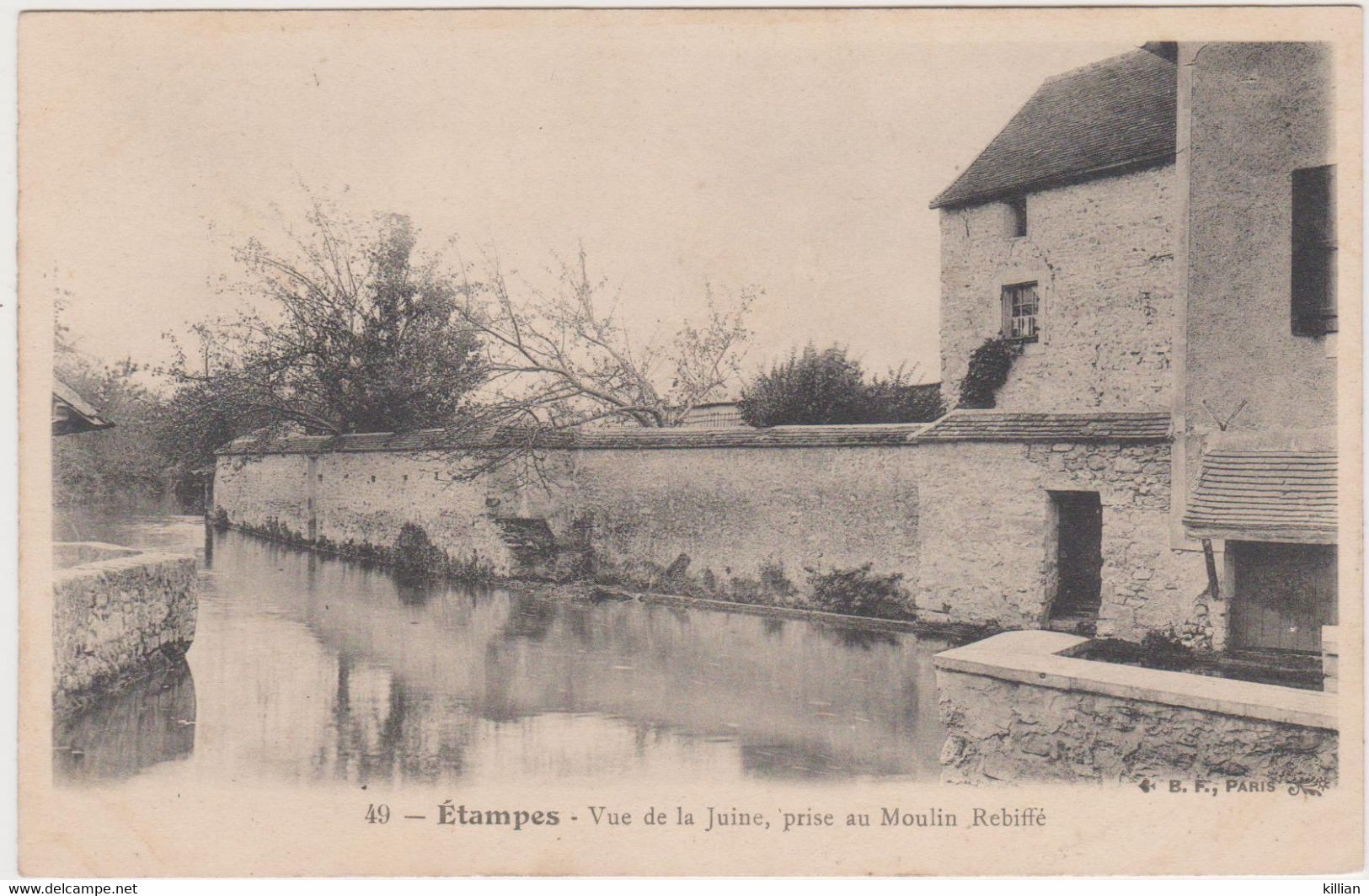 étampes Vue De La Juine,prise Au Moukin Rebiffé - Etampes