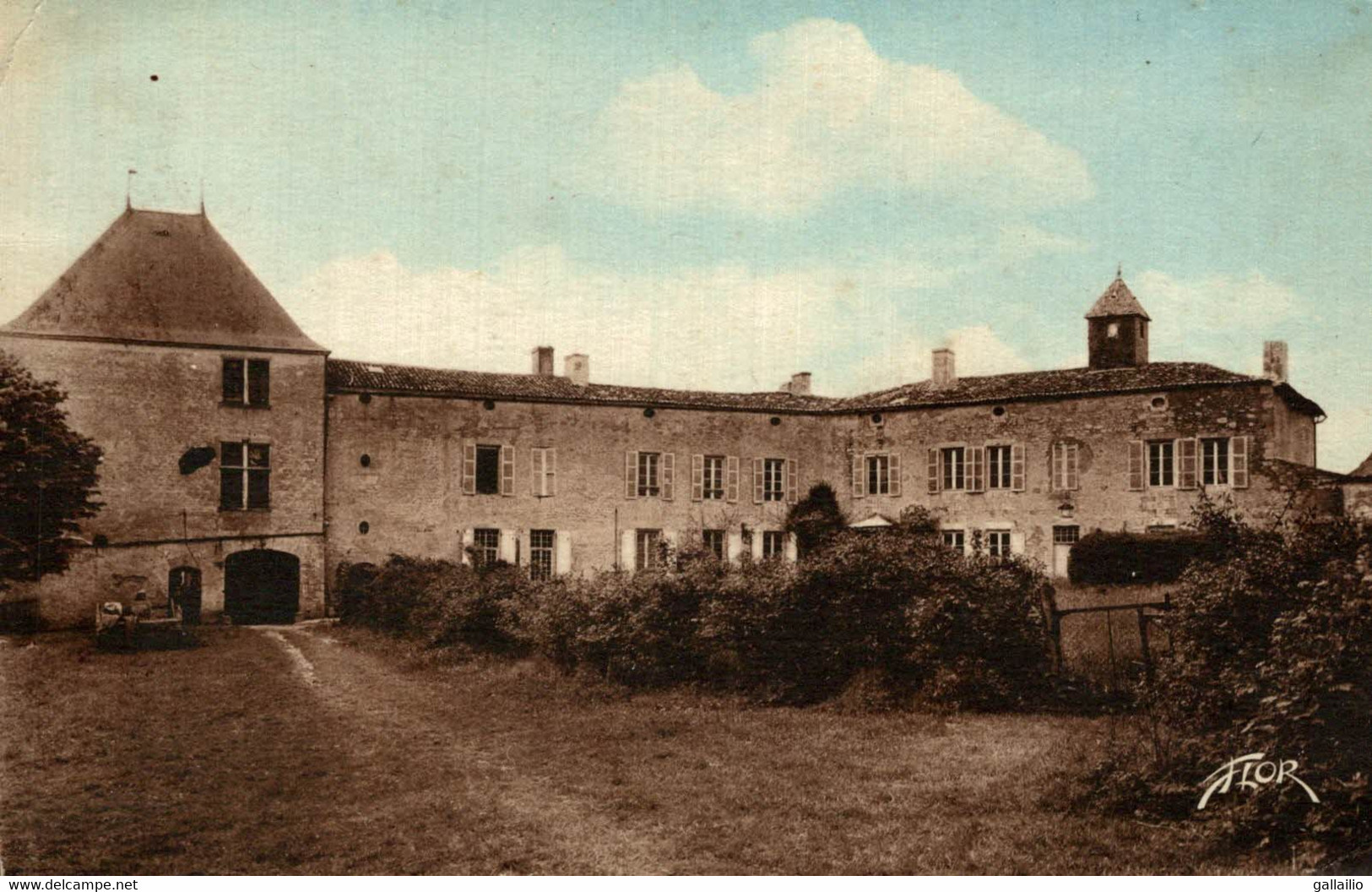 CPA RARE BEAUVOIR SUR NIORT LE CHATEAU DE RIMBAULT - Beauvoir Sur Niort