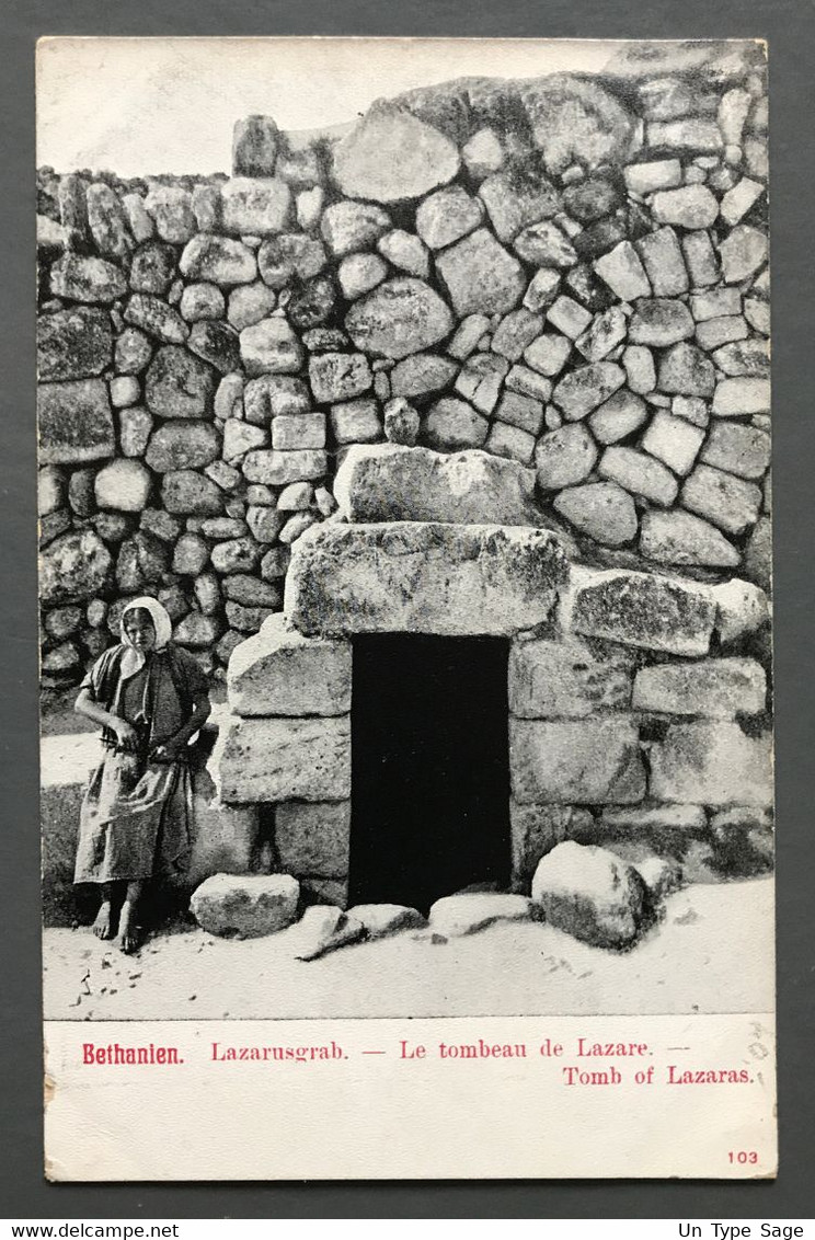 Levant N°13 Sur CPA - TAD JERUSALEM PALESTINE 16.1.1910 - (B598) - Brieven En Documenten